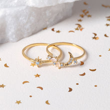 Load image into Gallery viewer, Above the Stars (2 piece ring set)
